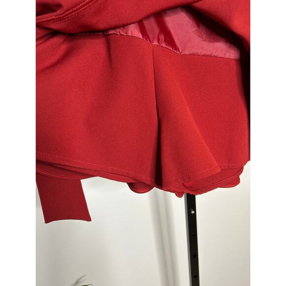 Zara Red Skorts!! - XL‎ With tie belt. Beautiful! - Picture 5 of 8